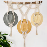 Triple Hat Hanger on Driftwood