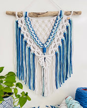 Load image into Gallery viewer, &quot;Ocean“ Macrame Wall Hanging
