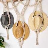 Triple Hat Hanger on Driftwood