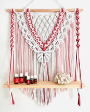 Load image into Gallery viewer, &quot;Rose&quot; Macrame Wall Hanging Shelf
