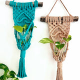 Macrame Plant Hanger - Wave Design
