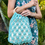 Macrame Market Bag Mint