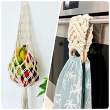 Load image into Gallery viewer, Fruit Basket &amp; Towel Ring Holder Bundle
