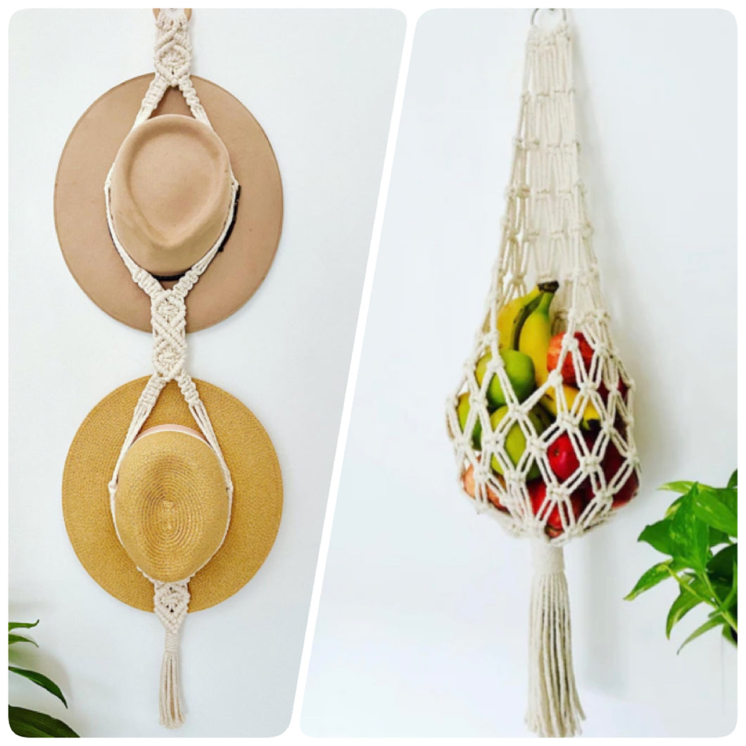 Fruit Basket & Hat Hanger Bundle