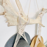 Double Hat Hanger on Deer Antler