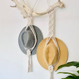 Double Hat Hanger on Deer Antler