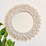 Macrame Wall Mirror Large