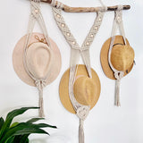 Triple Hat Hanger on Driftwood