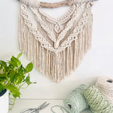 "The Creek“ Macrame Wall Hanging Natural