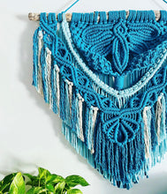 Load image into Gallery viewer, “Ocean Dragonfly” Macrame Wall Hanging
