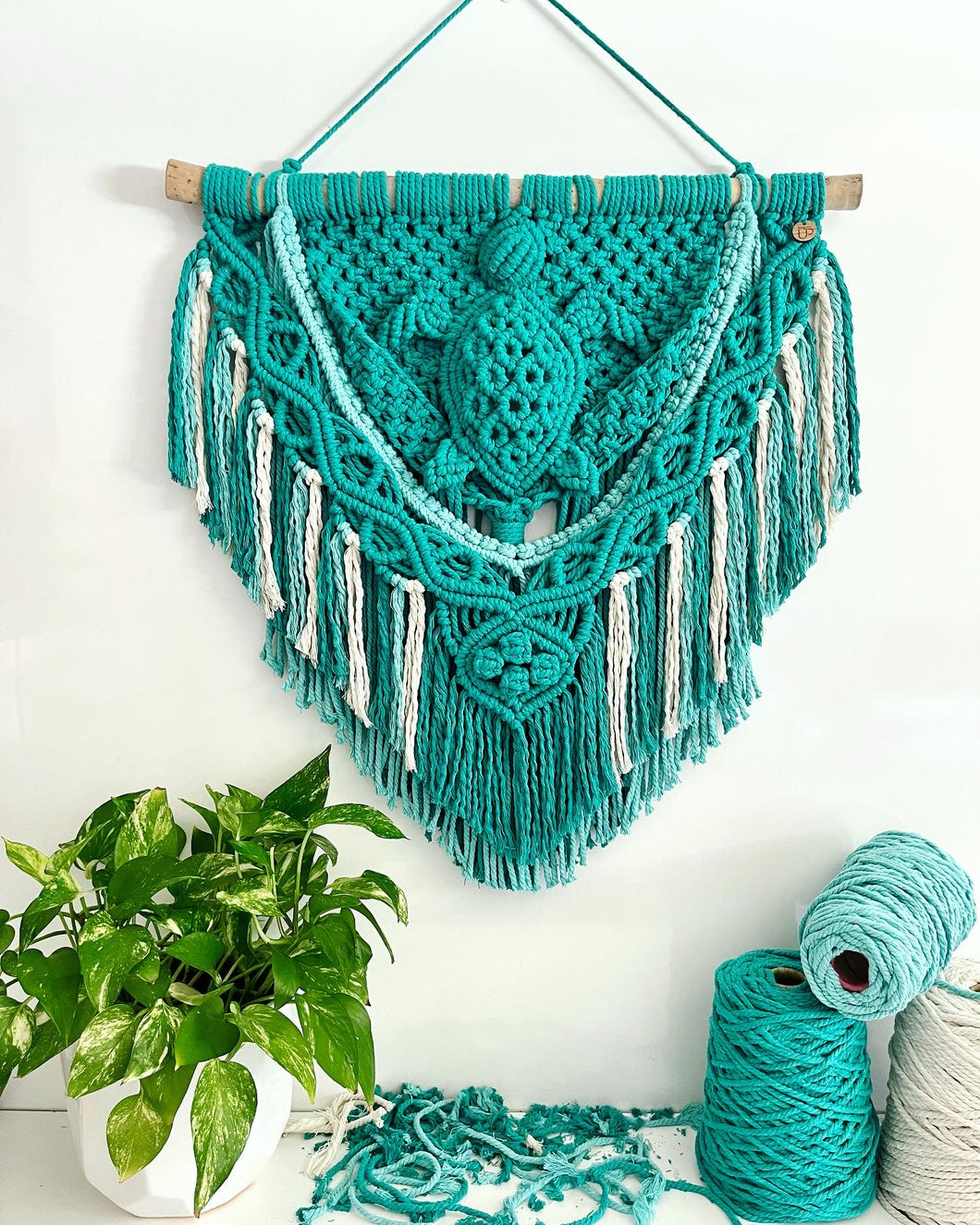 “Turtle” Macrame Wall Hanging - CUSTOM DESIGN