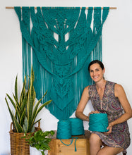 Load image into Gallery viewer, &quot;Grey Mist&quot; Macrame Wall Hanging - CUSTOM DESIGN
