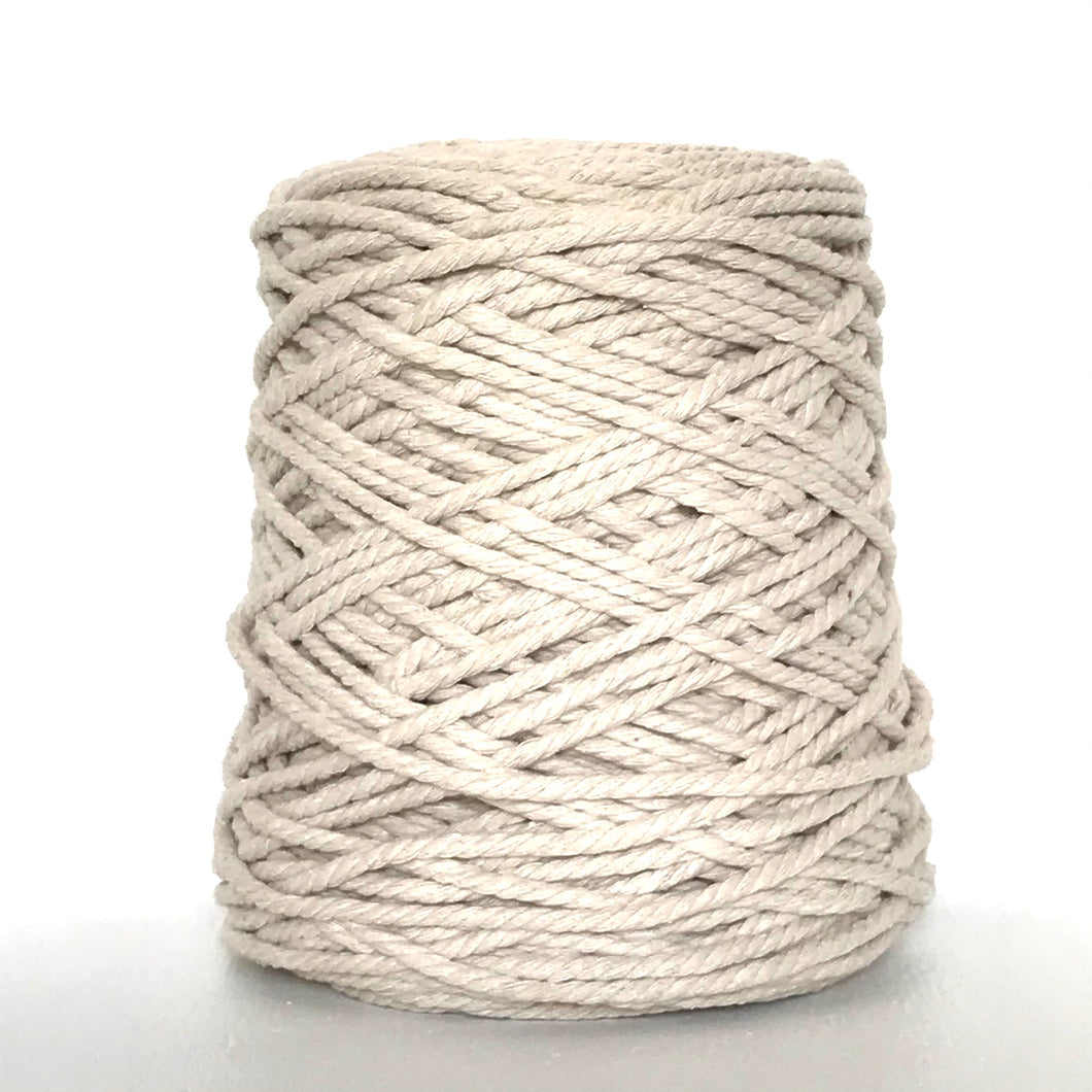 Cotton Cord 3ply 3mm & 5mm 1kg Natural