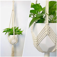 Load image into Gallery viewer, Macrame Plant Hanger - Crown Design
