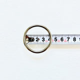 Silver Steel Metal O-Ring 38mm
