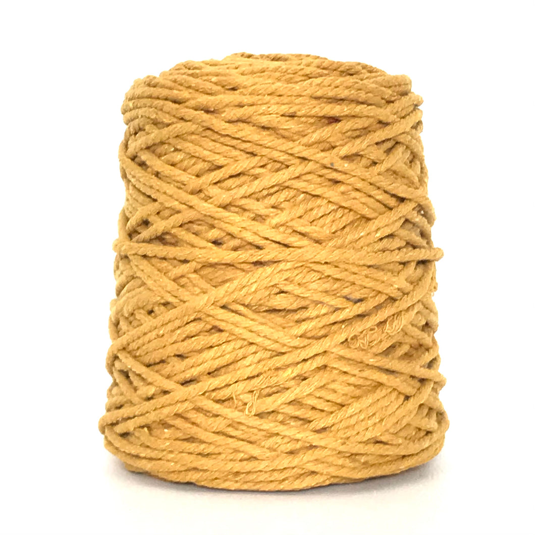 Cotton Cord 3ply 5mm 1kg American Mustard