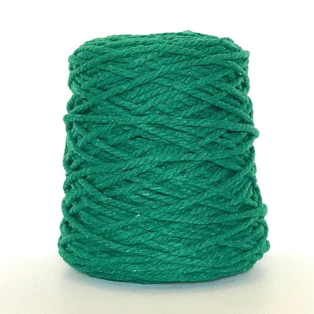 Cotton Cord 3ply 5mm 1kg Jade