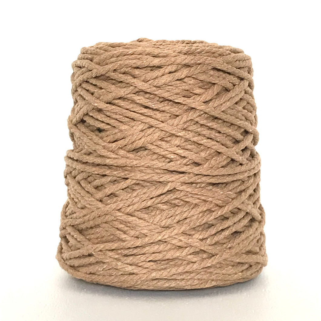 Cotton Cord 3ply 5mm 1kg Nude