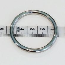 Load image into Gallery viewer, Silver Steel Metal O-Ring 38mm

